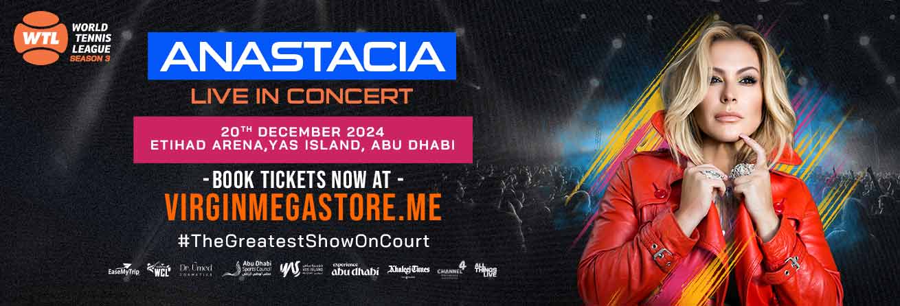 WORLD TENNIS LEAGUE PRESENTS, ANASTACIA LIVE!