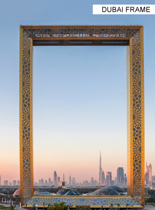 Dubai Frame poster