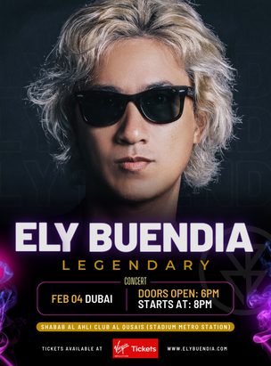 Ely Buendia Legendary Concert in Dubai poster