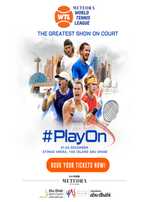 METEORA WORLD TENNIS LEAGUE  ‘THE GREATEST SHOW ON COURT’ poster