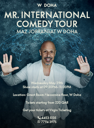 MAZ JOBRANI MR. INTERNATIONAL COMEDY TOUR poster