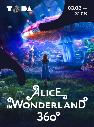 Alice in Wonderland 360° poster