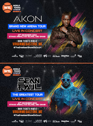 AKON AND SEAN PAUL LIVE AT THE WORLD TENNIS LEAGUE! poster