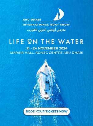 Abu Dhabi International Boat Show poster