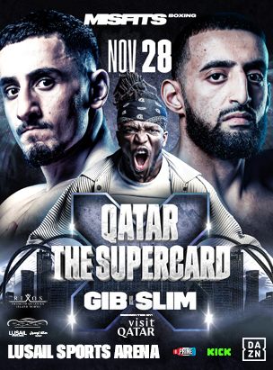 MISFITS & DAZN: X Series 19 Qatar: The super card. Presented by: Visit Qatar poster