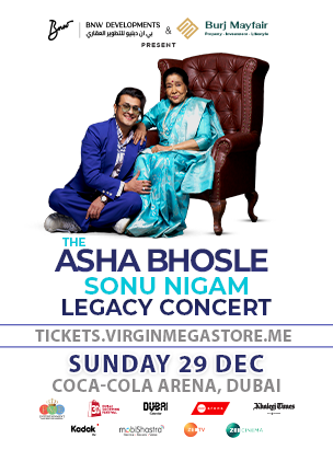 THE ASHA BHOSLE AND SONU NIGAM LEGACY CONCERT poster