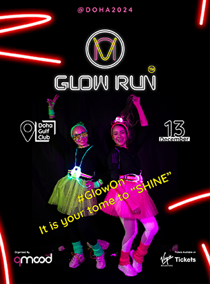 UV Glow Run @Doha 2024 poster