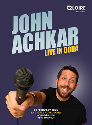 JOHN ACHKAR LIVE IN DOHA poster