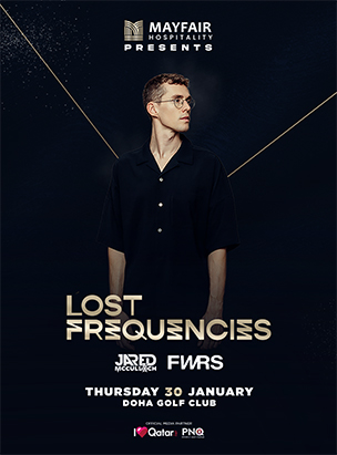 Lost Frequencies Live in Qatar poster