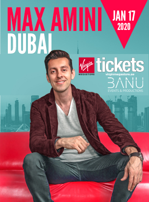 Max Amini Live in Dubai - 2020 World Tour  poster