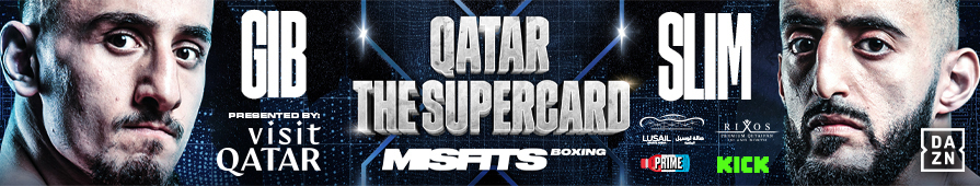 MISFITS & DAZN: X Series 19 Qatar: The super card. Presented by: Visit Qatar