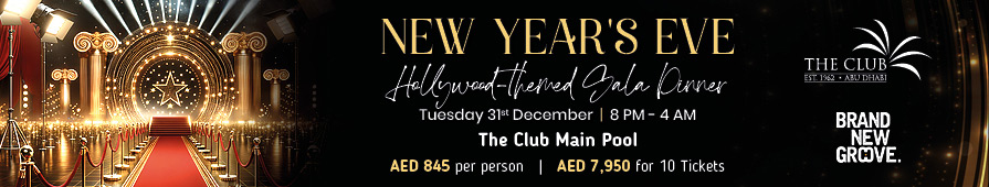 New Year’s Eve – Hollywood themed Gala Dinner