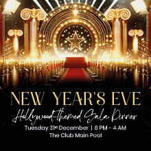 New Year’s Eve – Hollywood themed Gala Dinner