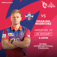 Dubai Capitals vs Sharjah Warriorz Match 23 DP World ILT20 2025