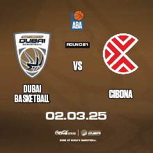 DUBAI BASKETBALL VS CIBONA